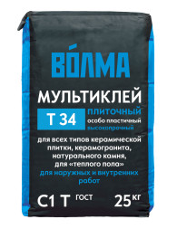 Клей высокопрочный Волма Мультиклей, 25 кг