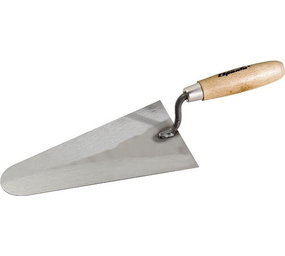 Кельма бетонщика стальная Sparta 862705 треугольник с деревянной ручкой, 160 мм