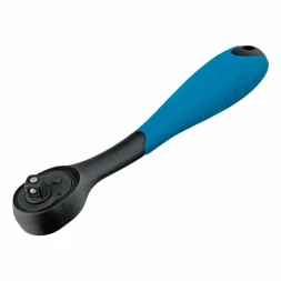 Ключ-трещотка GROSS 14084, 3/8&amp;quot;, CrV, 72 зуба, двухкомпонентная рукоятка, Comfort