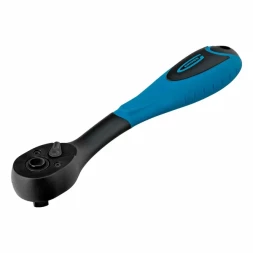 Ключ-трещотка GROSS 14084, 3/8&amp;quot;, CrV, 72 зуба, двухкомпонентная рукоятка, Comfort