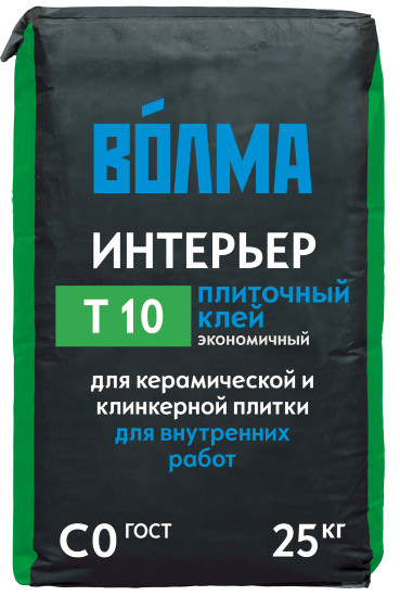 Смесь сухая цементная клеевая Волма Интерьер, 25 кг