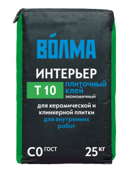 Смесь сухая цементная клеевая Волма Интерьер, 25 кг