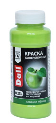 Колер краска Dali, зеленое яблоко, 0,1 кг