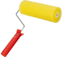 Валик из поролона Matrix Структурный 80221 с ручкой, 80 х 230 мм, поролон, бюгель 6 мм