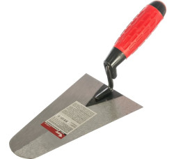 Кельма бетонщика стальная Курс 04931 треугольник с обрезиненной ручкой, 180 мм