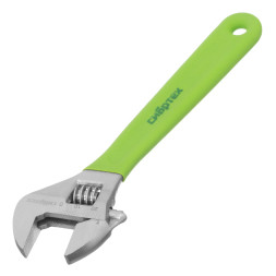 Ключ разводной Сибртех 15526, 200мм (макс. 25 мм), обливная рукоятка, никелированный