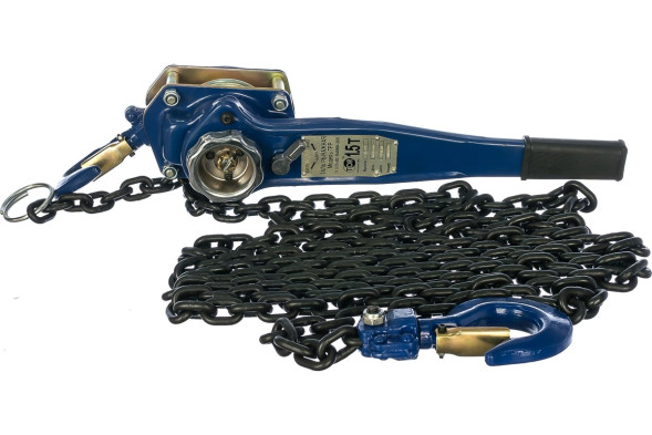 Таль ручная рычажная Tor 102156, 6,0м х 1,5тн, тип HSN, ТРР-ТРШСР