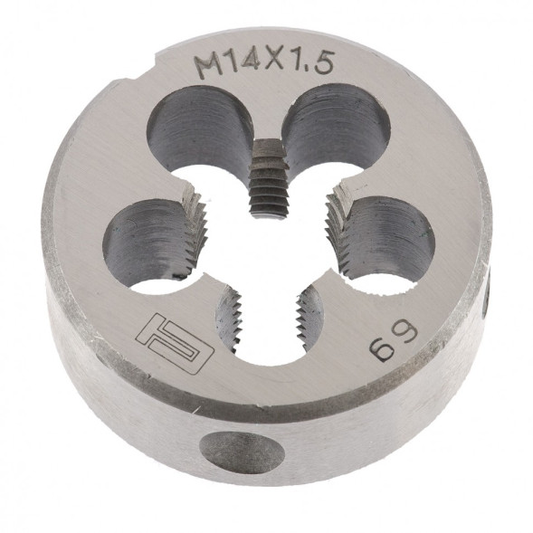 Плашка  Сибртех 77036, М14х1,5 мм, правая, 9ХС