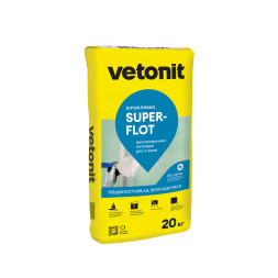 Гипсовая шпаклевка Vetonit Суперфлот, 20кг