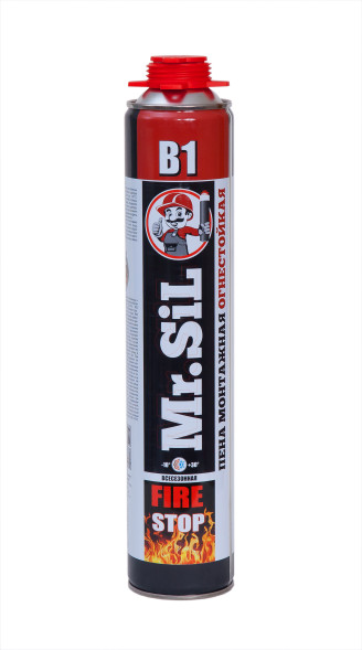 Пена монтажная профессиональная Mr.SIL 11005 огнестойкая, B1