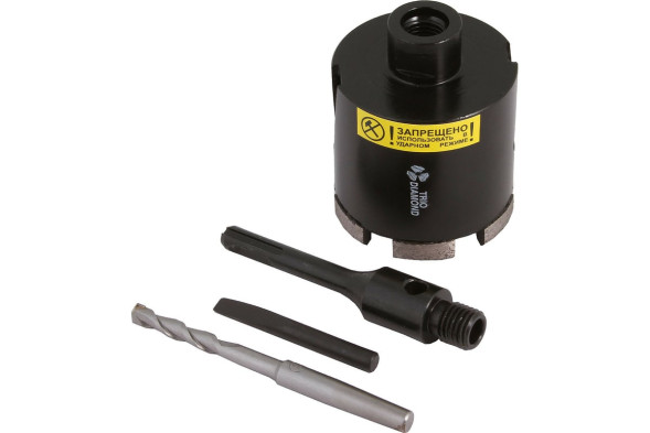 Коронка алмазная по бетону в сборе Trio Diamond Grand GC788, 80 х 60 мм, М16/SDS PLUS