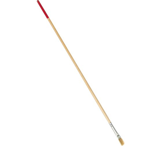 Кисть круглая Stayer 0124-02, тонкая №2 (5мм), натуральная щетина, деревянная ручка