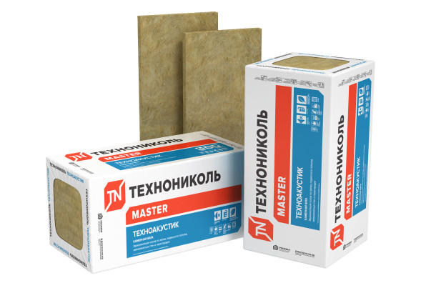 Плита ТехноНИКОЛЬ Техноакустик из каменной ваты 1200х600х100 мм