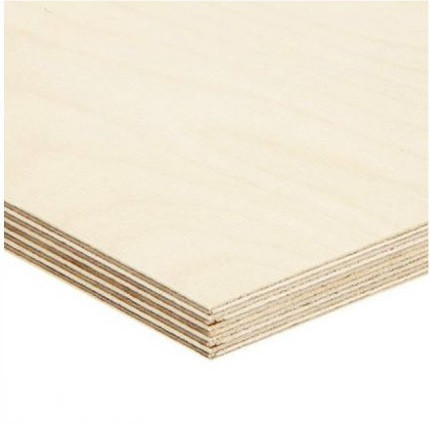 Фанера ФК береза, сорт 4/4, НШ, 1525 х 1525 х 8 мм