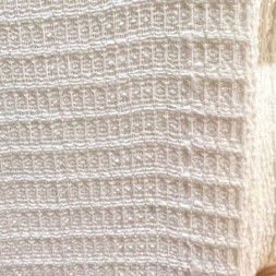 Полотно вафельное, ширина 40 см, плотность 100-105г/м2