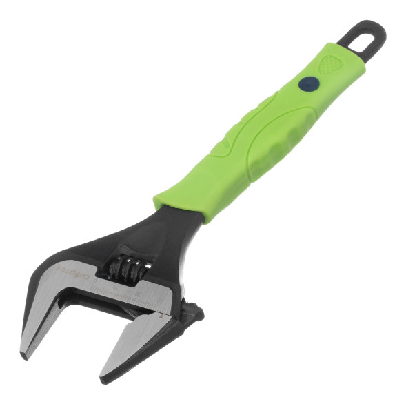 Ключ разводной Сибртех 15534, 200 мм (макс. 39 мм), CrV, тонкие губки, эргономичная рукоятка