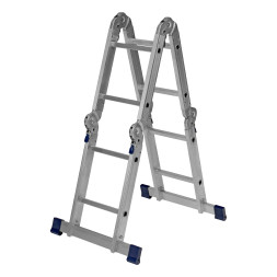 Лестница шарнирная Сибртех 97879, 4х2, алюминиевая