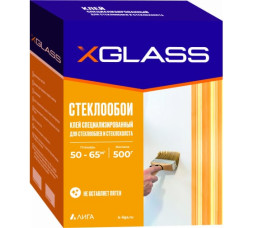 Клей для стеклотканевых обоев сухой X-Glass, 500 гр