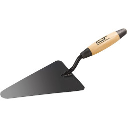 Кельма бетонщика стальная Сибртех 86247 треугольник с деревянной усиленной ручкой, 200 мм