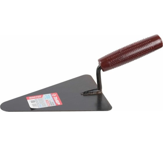 Кельма бетонщика стальная Зубр 08215-2 трегольник с пластиковой ручкой, 200 мм