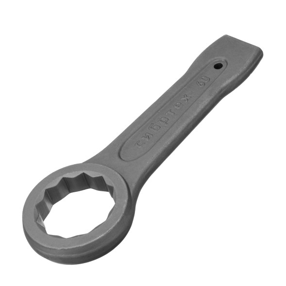 Ключ гаечный кольцевой ударный Сибртех 14280, 60 мм