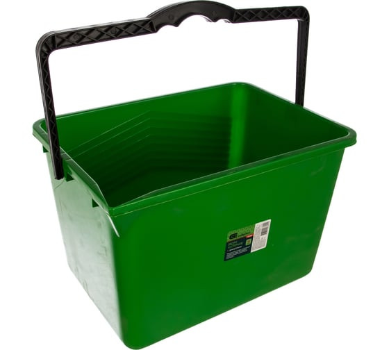 Ведро малярное полипропиленовое прямоугольное Сибртех 81405, 14 л