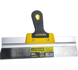 Шпатель фасадный из анодированной сталью Stayer 10045-35 с двухкомпонентной ручкой, 350 мм