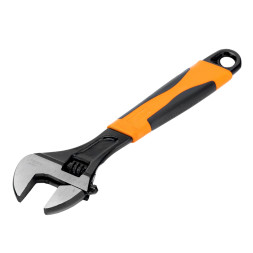 Ключ разводной Sparta 15543, 250 мм (макс. 30 мм), сталь 45, двухкомпонентная рукоятка