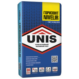 Наливной пол Unis Горизонт Nivelir финишный, 20 кг