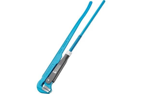 Ключ трубный рычажный, КТР №3, 2"-50мм, цельнокованый, CrV, прямые губки, тип "L", "GROSS" /15605