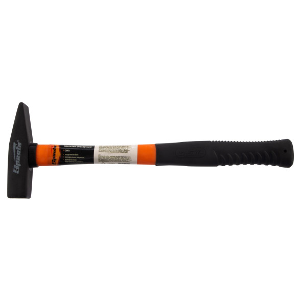 Молоток слесарный Sparta 10372, 200 гр, квадратный боек, фибергласовая обрезиненная рукоятка