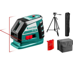 Нивелир лазерный Kraftool St-160 34660-3 со штативом, дальность 20/70 м