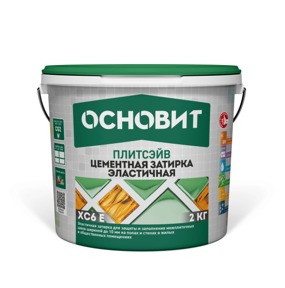 Затирка эластичная Основит Плитсэйв XC6 E, цвет жасмин 013, 2 кг