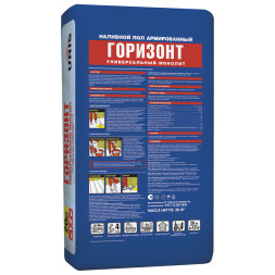 Наливной пол Unis Горизонт Монолит универсальный быстротвердеющий, 20 кг