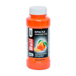 Колер краска Dali, персик, 0,1 кг