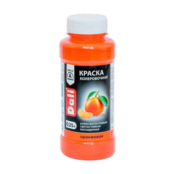 Колер краска Dali, персик, 0,1 кг