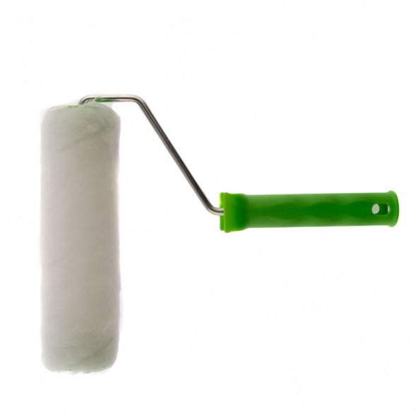 Валик из искусственного меха Сибртех 80113 с ручкой, 48х200 мм, ворс 15 мм, бюгель 6 мм