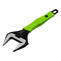 Ключ разводной Сибртех 15536, 250 мм (макс. 50 мм), CrV, тонкие губки, эргономичная рукоятка