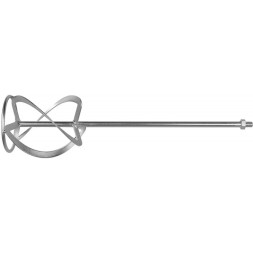 Насадка для миксера Зубр ЗМРН-1-120-01_z01, 120х590 мм, хвостовик резьба М14, для тяжелых растворов, оцинкованный