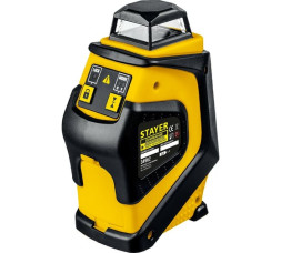 Нивелир лазерный Stayer SL360 34962, дальность 20 м, 4 луча, 360 градусов
