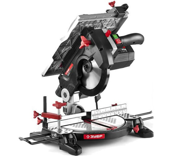 Пила торцовочная комбинированная Зубр ЗПТК-210-1500