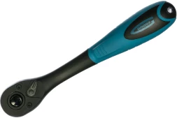 Ключ-трещотка, 1/2", CrV, 72 зуба, двухкомпонентная рукоятка, Comfort, "GROSS" /14082