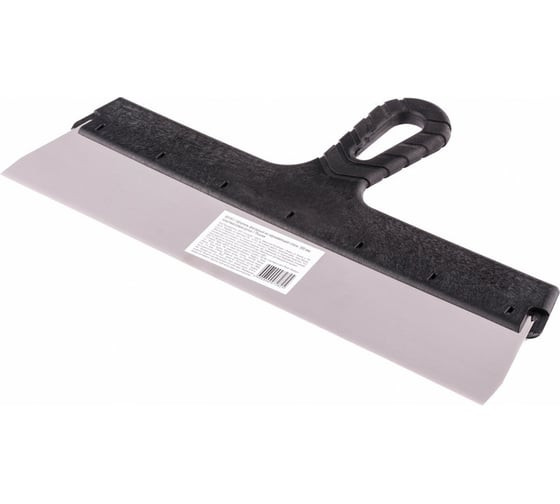 Шпатель фасадный из нержавеющей стали Sparta 85153 с пластмассовой ручкой, 350 мм