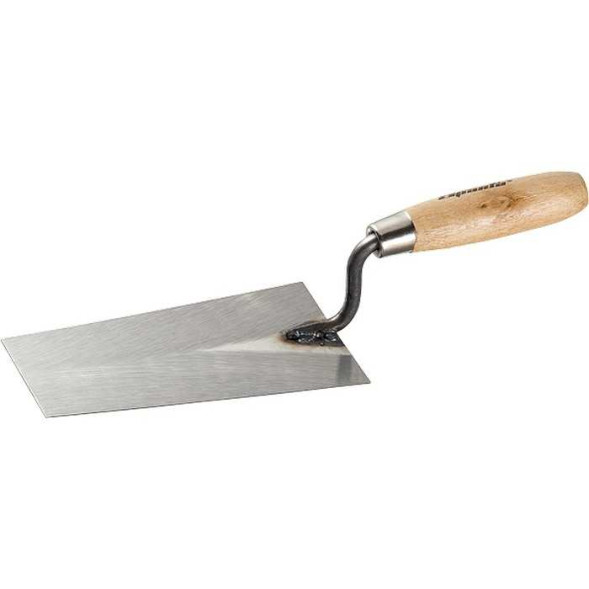 Кельма отделочника стальная Sparta KO 862765 Трапеция с деревянной ручкой, 200 мм