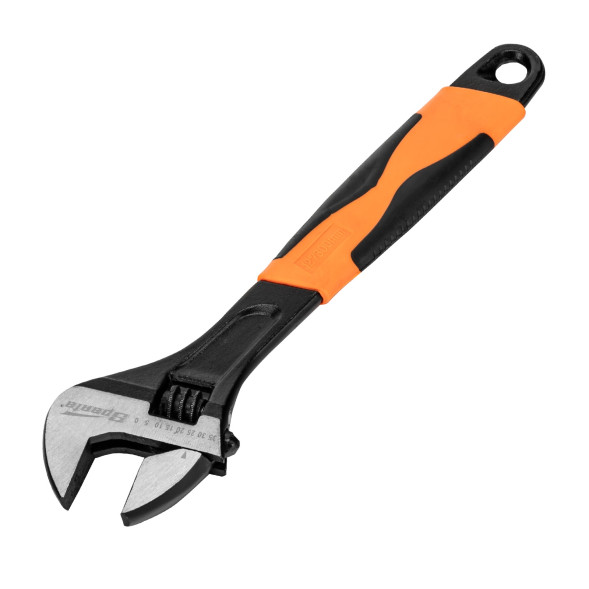 Ключ разводной Sparta 15544, 300 мм (макс. 35 мм), сталь 45, двухкомпонентная рукоятка