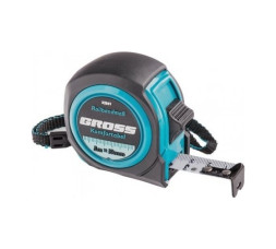 Рулетка Gross Komfortabel 32561, 5 м х 19 мм, обрезиненный корпус, ручная фиксация