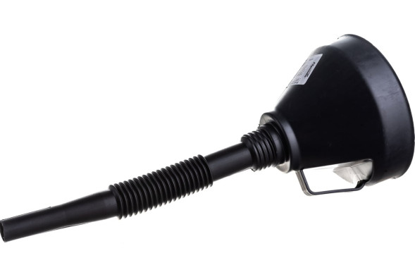 Воронка пластмассовая c гибким наконечником для ГСМ Sparta 537205, D=160 мм