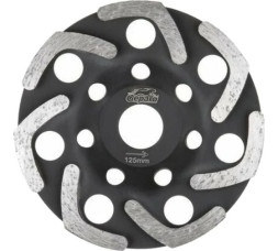 Чашка алмазная зачистная однорядная Gepard GP0807-125, 125 мм