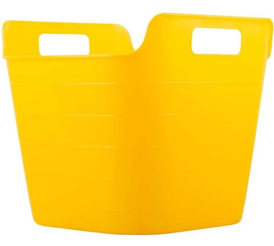 Ведро строительное полиэтиленовое гибкое прямоугольное Fit 67845, 26,5 л