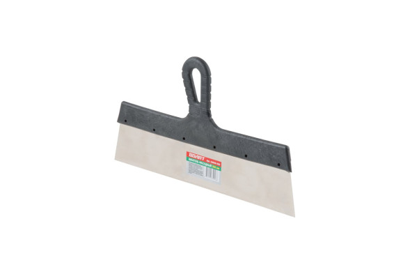 Шпатель фасадный из нержавеющей стали Волат 34040-350 с пластмассовой ручкой, 350 мм